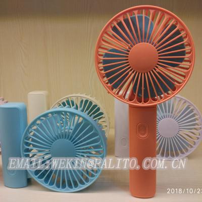 China Newest Outdoor Hot Selling Practical Mini Fan Portable Colorful Mini Fan Mini Fan With 1200mAh Lithium Battery With Folded Function for sale