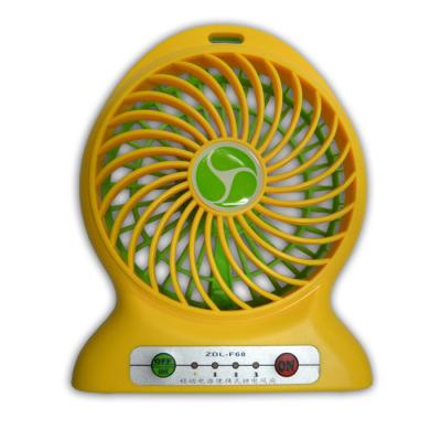 China Promotional new design mini hotel usb fan with strong wind, rechargeable mini fan, portable mini fan with battery for sale