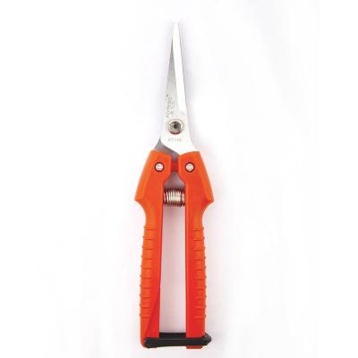 China Anti-skid Handle Factory Price Bonsai Flower Hand Shears Cheap Bypass Garden Scissors for sale