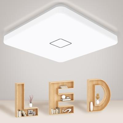 China Simple Install 24W Square Mount Led Ceiling Light Indoor Natural Light Indoor Lighting Lamp For Living Room Bedroom for sale