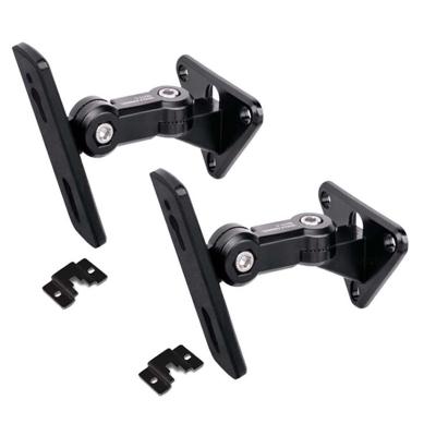 China (1pair) Stainless Steel GU15 New 304 Alloy LOUDSPEAKER WALL Bracket Mount Universal Sound Bracket Hanger Audio Load 15kg 33lbs GU15 for sale