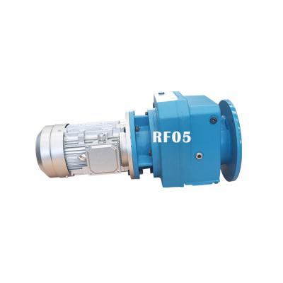 China Construction worksÂ   Professional Manufacturer Electric Motor Speed ​​Helical Gearbox RF Series Helical Reducer Motors for sale