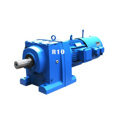 China Construction worksÂ   Jiangsu Tailong R Series Small Gear Motor Tailong Factory ReducerHelical Gear Helical Motor for sale