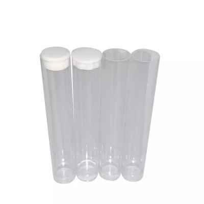 China 19mm Home Child Safe 116mm Plastic Tube With Lid Custom Printed With Screw Child Resistant Packaging Cartridge for sale