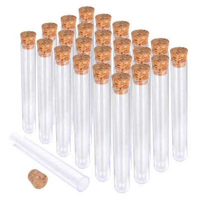 China Wholesale Anticorrosion Top Selling 25ml 30ml Food Grade Custom Heavy Duty Glass Test Tube With Cork Stopper Lid for sale