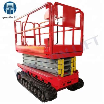 China Track Type Scissor Lift More Flexible More Stable Crawler Self Propelled Scissor Lift for sale