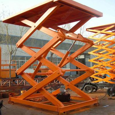 China Transport Goods 5 Ton Hydraulic Scissor Lift / Stationary Electric Scissor Lift for sale