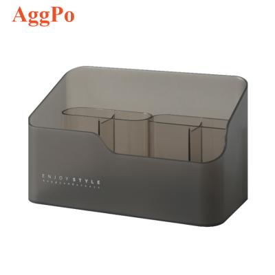 China Clear Plastic Dress Cosmetic and Makeup Palette Organizer, Cosmetic Storage Box for Vanity or Table Countertop for sale