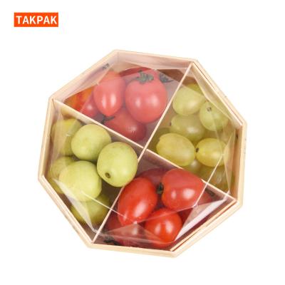 China Wooden Container Sweet Candy Freshness Preservation Food Fruit Box Storage Box Dry Packing Box for sale