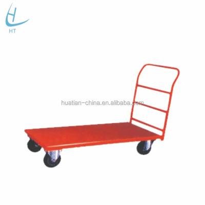 China Powder Coating Pb Free And UV Resistant Storage Hand Truck Platform , Steel Platform Hand Truck for sale