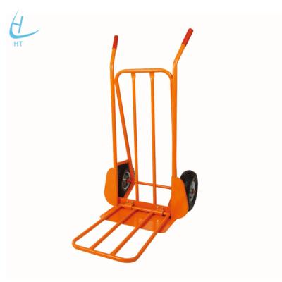 China Durable Hand Trolley Hand Truck For Heavy Loading, Foldable Bag Hand Truck With 2 Wheel for sale