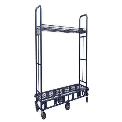 China high quality heavy duty flatbed hand truck, storage cart tool cart 400KG for sale