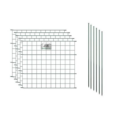 China Easily Assembled Garden Metal Fence, Metal Pond Fence, Manufacturer and Exporter for Wire Mesh Fence and Garden Gate Systems for sale