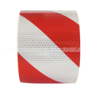 China Pressure Sensitive Type High Intensity Grade Pvc Reflective Tape for sale