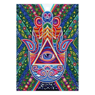 China Traditional Chinese 5d DIY Diamond Painting Glow In The Dark Paint By Number For Kids Owl Luminous Painting For Home Decoration for sale