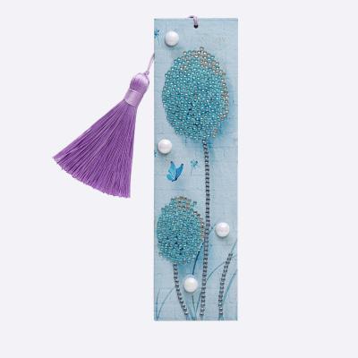 China Special Shaped Chinese Traditional 5D Diamond Painting Bookmarks Animal Leather Tassel Bookmark DIY Diamond Arts Craft For Birthday gift to friend for sale