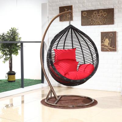 China Modern Custom Modern Outdoor Egg Furniture Metal Hanging Swing Chair Hanging Chair With Metal Stand for sale