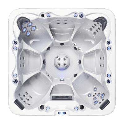 China New 7 Seat Spa Tub Freestanding Whirlpool with Large Jet Massage Large Size Spa Tubs Aristech Outdoor Spas for sale