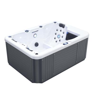 China France Massage Hot Tub 3 People Quality Whirlpools Cheap Free Outdoor Spa Pool Sexy Massage Spa With LED for sale