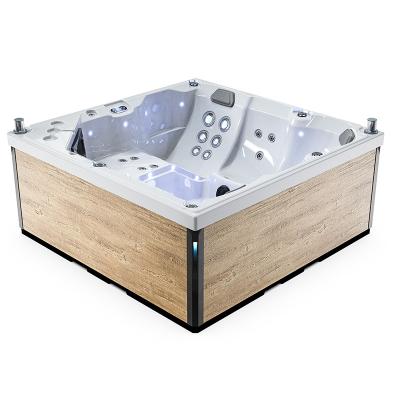 China Manufacture 5 People Therapy Hot Tub Spa Whirlpool Massage Free Multi-choice Outdoor Bathtub for sale