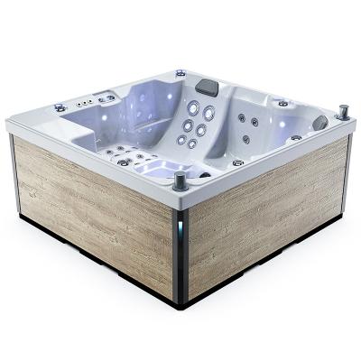 China Best Price Hot Tub Outdoor World Freestanding Acrylic Pool Spa Winter Plug and Play Jakuzzi for sale