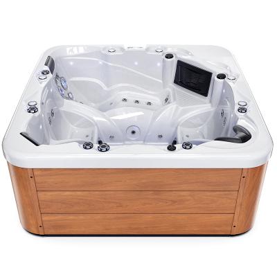 China Balboa System Bubble Free Hot Tub Bath Spa 6 People High Speed ​​Heating Whirlpool With Bottom Cabinet Insulation for sale