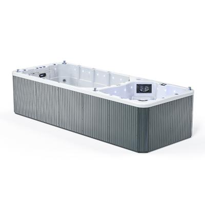 China Modern Galvanized Steel Frame Outdoor Bath Spa 5 Person Jacuzi Swimming Pool Hot Tub With Fountains Decoration for sale