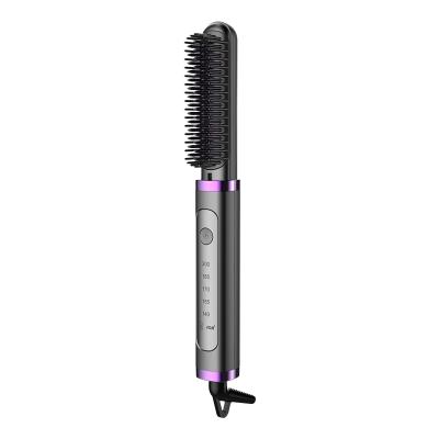 China New Professional Electric Comb Digital Temperature Control LED Display Ionic Hair Straightener Hot Comb for sale