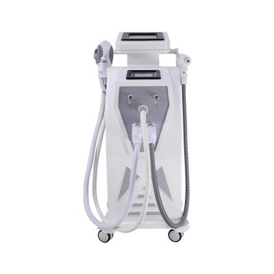 China Permanently Pigment Removal Ice IPL Laser Hair Removal Epilator, Cavitation RF Beauty Device Lifting Equipment for sale