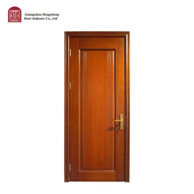 China Modern Manufacturers direct custom modern simple solid wood door flat door hardcover engineering indoor bedroom door for sale