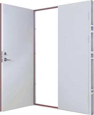 China Modern Factory directly sale CE tested 2 Hour Fire Rated Door Emergency Fire Exit Fireproof Door for sale