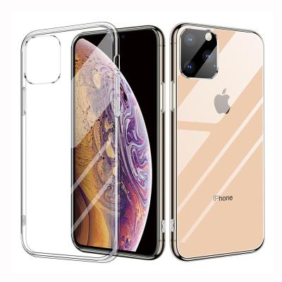 China High Quality Full Clear HD Protection Tempered Glass Phone Case TPU Back Soft Edge For iPhone 11 XS XR Scratch-Resistant Case for sale