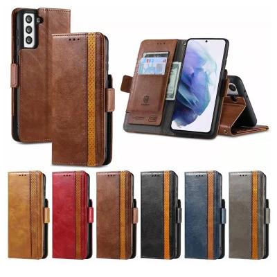 China High Quality Universal Flip Wallet Mobile Phone Case Anti-fall Leather Cover With Card Holder For iPhone 13 12 11 For Samsung S21 S20 A72 for sale