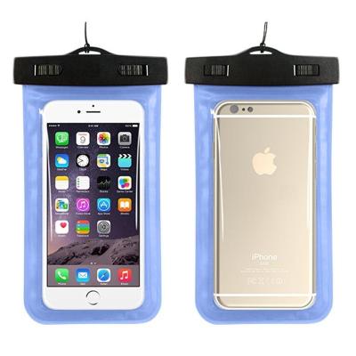 China Simplicity Wholesale PVC 8cm Wide Waterproof Phone Cell Phone Pouch For iPone 6 7 8 x For Samsung S10 For Huawei For Xiaomi for sale