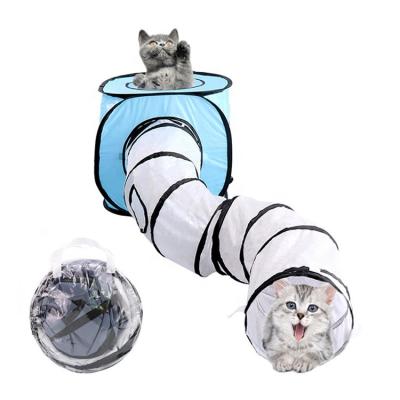 China Viable popular green sherpa bed tent 3 way toy leopard play cat outdoor tunnel for sale for sale