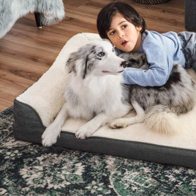 China Wholesale Suppliers Wholesale Custom Designer Soft Small Washable Luxury Pet Travel Orthopedic Dog Sofa Bed for sale