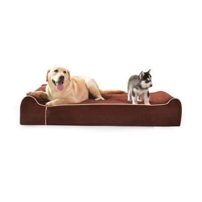 China Wholesale Custom Designer Soft Small Washable Luxury Pet Travel Suppliers Soft Dog Sofa Bed for sale