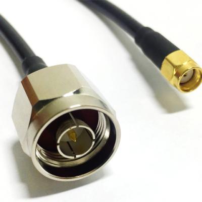 China Power RP-SMA Male To N Male For LMR200 RF Coaxial Cable Assembly for sale