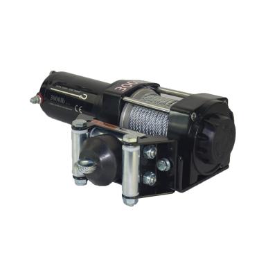 China ATV/UTV CE Certified Utv Electric Winch 3000lbs Steel Cable Winch Electric Winch 4x4 Motor for sale