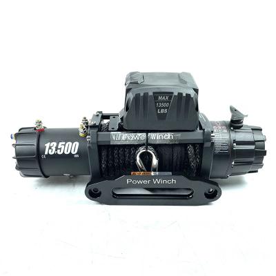 China CAD OEM/ODM 13500lbs AUTOMATIC Fast Speed ​​12V Electric Winch for sale