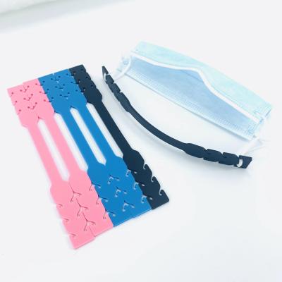 China Stocked Reducing Adjustable Ear Pain Anti-Slip Soft Silicone Earloop Extension Buckle for sale