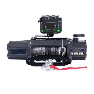 China AUTO CE Approved 9500 Lb Electric Tractor Winch With Light for sale