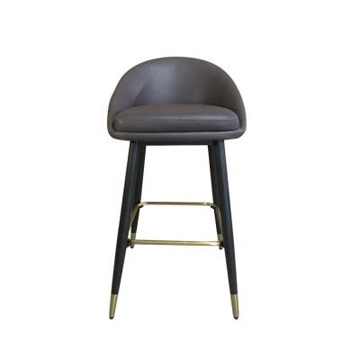 China 2020 Top Standard Bar Stool Latest Popular Product Moq 50 Pcs Leather Bar Stool Wooden Bar Chair For Sale for sale