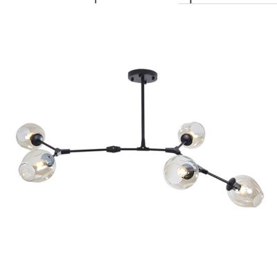 China Quality Modern Chandeliers Lighting Led Modern Gold And Black Branch Shaped Chandeliers for sale