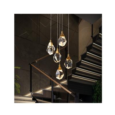 China Crystal Chandelier Lighting Luxury High Quality Rhombus Wholesale Modern Crystal Chandelier for sale