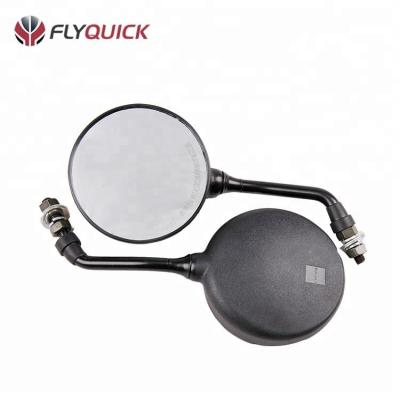 China BAJAJ RE205 Round Black Plastic Motorbike Rear View Mirror For BOXER CT100 Colombia Market for sale