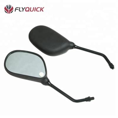 China YBR125 ZF001-63 Good Quality Aftermarket Rear View Motorcycle Black Plastic Mirror For YBR125 for sale