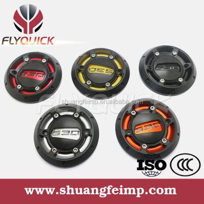 China Flyqick CNC Aluminum Motorcycle Parts CNC Aluminum Engine Cover Device For 530 T-max for sale