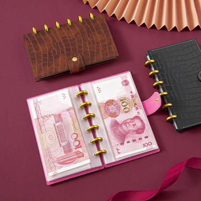 China PU RINGNOTE my fiat coin album fiat coin album collectors disc bind banknote money pp transparent page collect book for sale