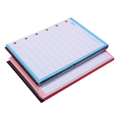 China Disc Limit A6 Disc Bind Refill Paper 60 Sheets for Disc Limit Small Notebook Weekly Planner 2021 for sale